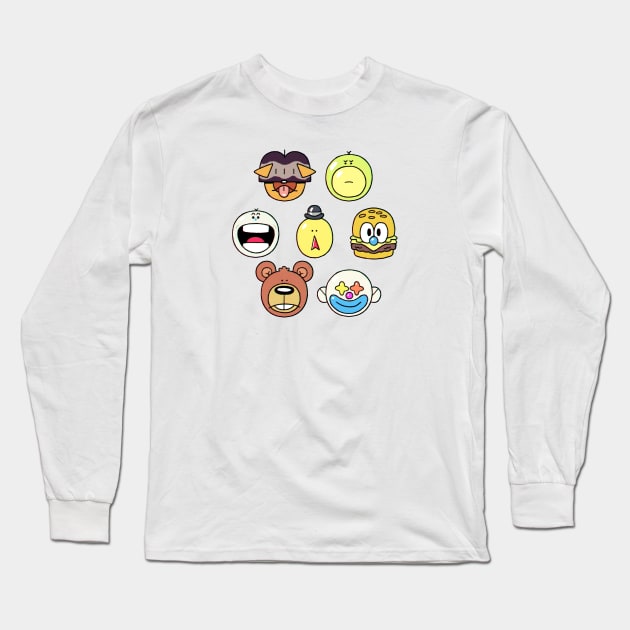 friends of friends of friends Long Sleeve T-Shirt by Bowlcut Pug